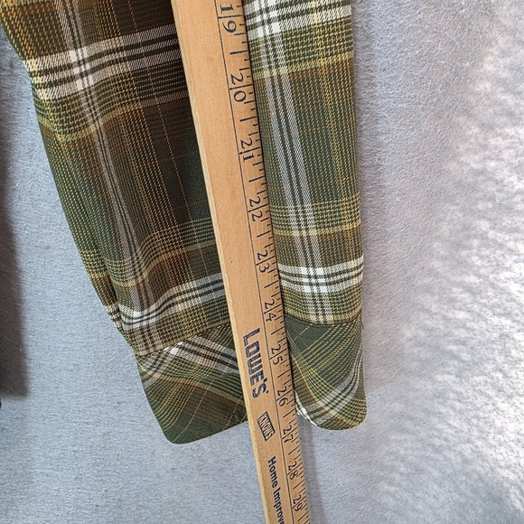 John M Browning Flannel Shirt Mens XL Plaid Gorpcore Hiking Camping Hiker Heavy - Picture 15 of 16